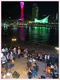 2009ピンクリボンフェスティバル-神戸ハーバーランドモザイクのミニコンサート